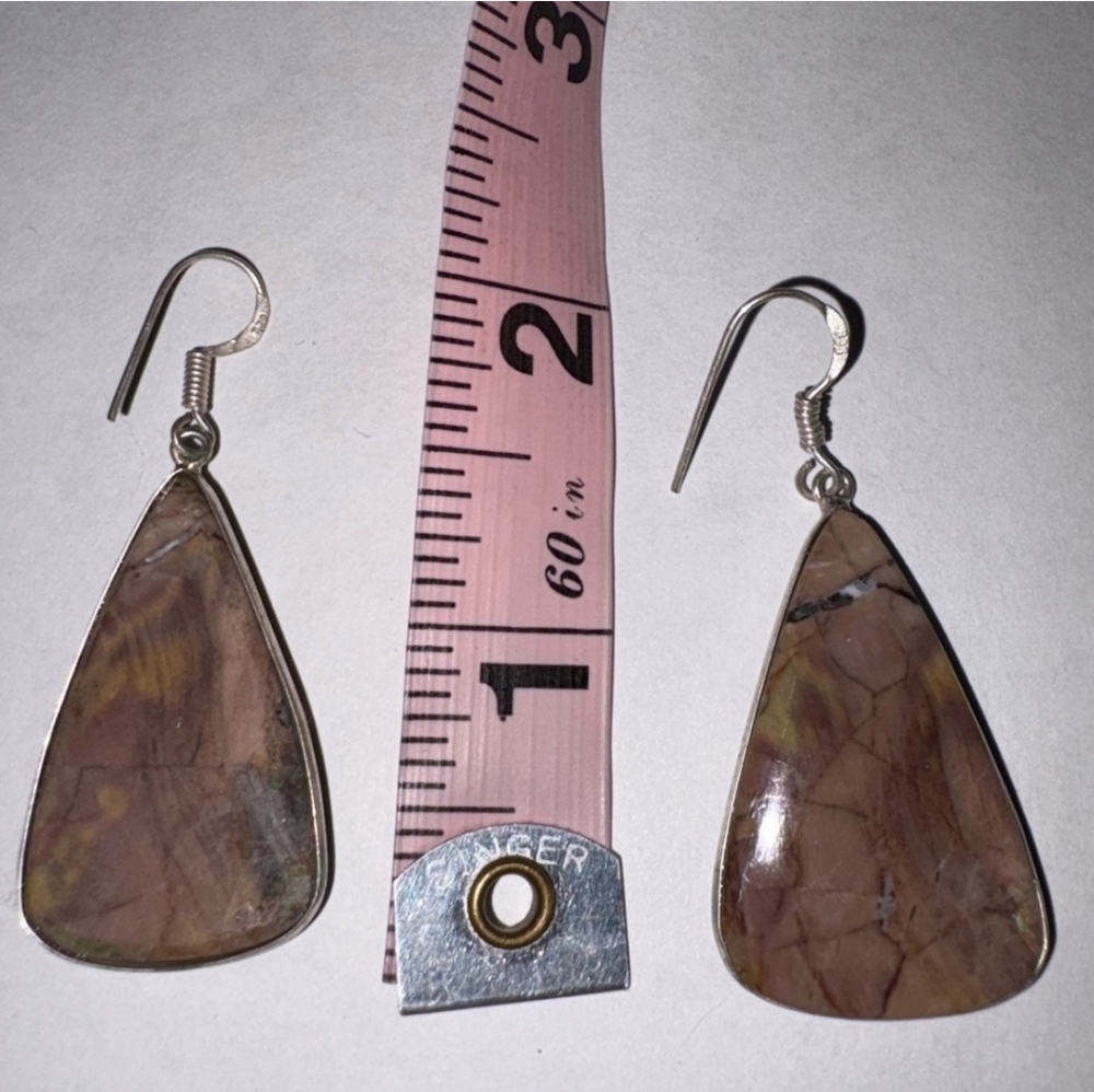 Mookite Jasper Earrings - Picture 2 of 5